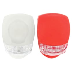 Hy-Ko 2GO Silicone Bike Lights Red/White