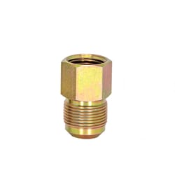 Eastman 3/8 in. Female Flare X 1/2 in. D FIP Steel Gas Connector