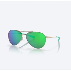 Costa Piper Gold Frame Green Lens Polarized Sunglasses