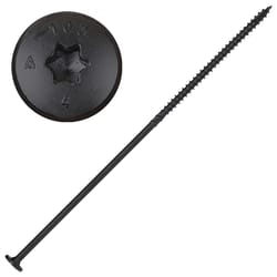 Screw Products, Inc. NOVA #18 in. X 12 in. L Star Black Steel Lag Screw 1 pk