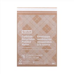 Scotch 13.75 in. W X 20 in. L No. 6 Brown Padded Envelope 1 pk