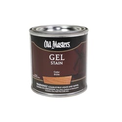 Old Masters Semi-Transparent Cedar Oil-Based Alkyd Gel Stain 1/2 pt