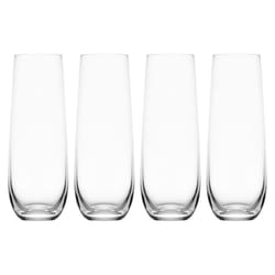 Lifetime Brands Mikasa 9.5 oz Clear Glass Lana Flute Glass