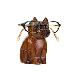 Matr Boomie Cat Eye Glass Holder Wood 1 pk