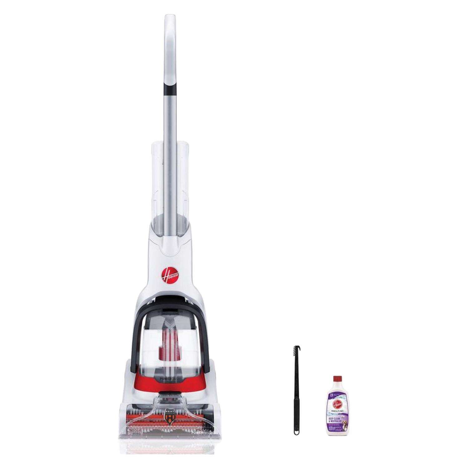 Hoover PowerDash Bagless Carpet Cleaner 7 amps Standard White Ace