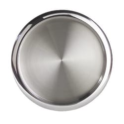 OGGI Silver Stainless Steel Deep Lip Tray