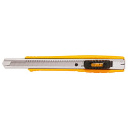 DeWalt 4-1/4 in. Sliding Snap-Off Utility Knife Black/Silver