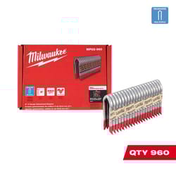 Milwaukee 3/4 in. W X 2 in. L 9 Ga. Diamond Crown Staples 960 pk