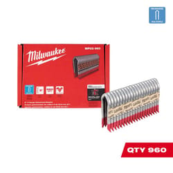 Milwaukee 3/4 in. W X 2 in. L 9 Ga. Diamond Crown Staples 960 pk