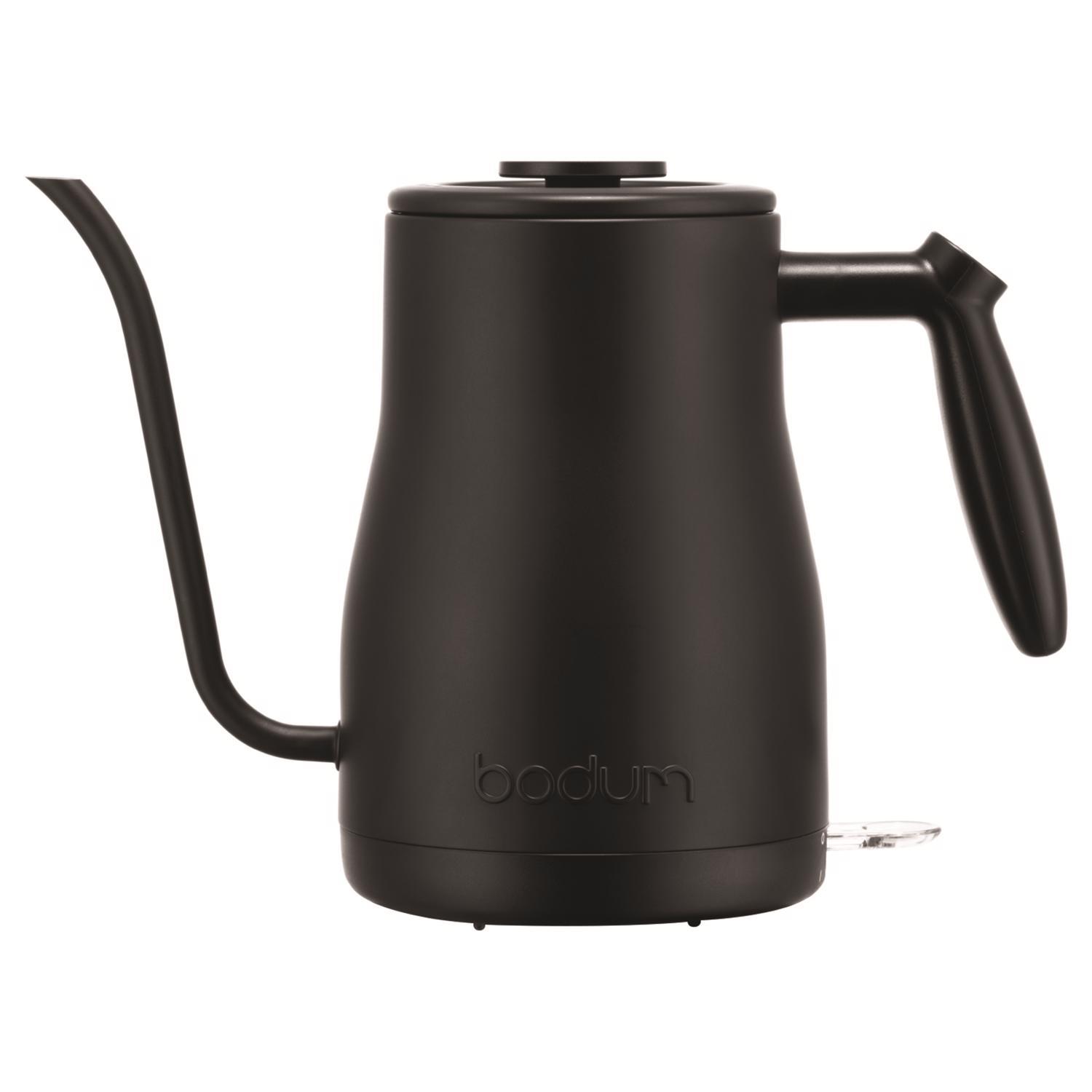 Bodum Bistro 34 oz Black Electric Gooseneck Kettle Sansujyuku sansujyuku.com