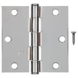 Ace 3-1/2 in. L Chrome Residential Door Hinge 1 pk