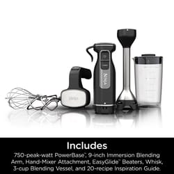 Ninja Foodi Black Stainless Steel Blender 3 cups 5 speed