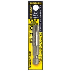 Eazypower Isomax T-Star T50 X 2 in. L Power Bit Chrome Vanadium Steel 1 pc