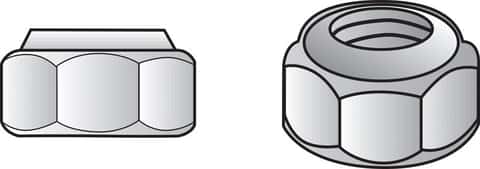 Hillman 3/8 in. Zinc-Plated Steel USS Whiz Lock Nut 100 pk
