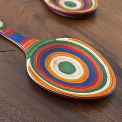 Totally Bamboo Baltique Marrakesh Multicolored Bamboo Serving Spoon