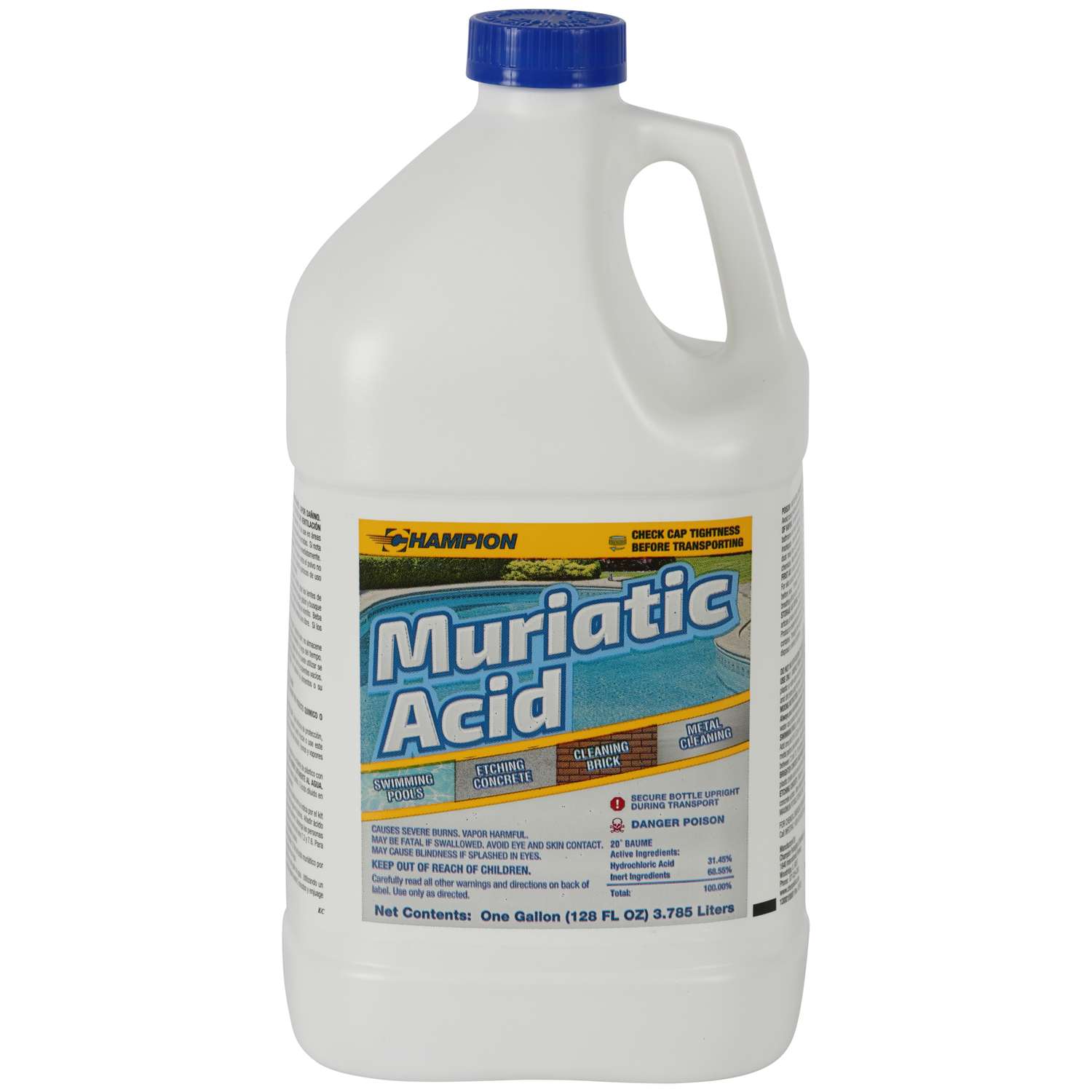 Champion No Scent Muriatic Acid 1 gal Liquid Ace Hardware