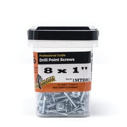 Big Timber No. 8 Sizes X 1 in. L Phillips Zinc-Plated Fine Drill Point Screws 186 pk