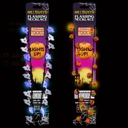Magic Seasons Halloween Flashing Bulb Necklace Plastic 1 pk