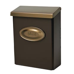 Architectural Mailboxes Designer Classic Galvanized Steel Wall Mount Venetian Bronze Mailbox