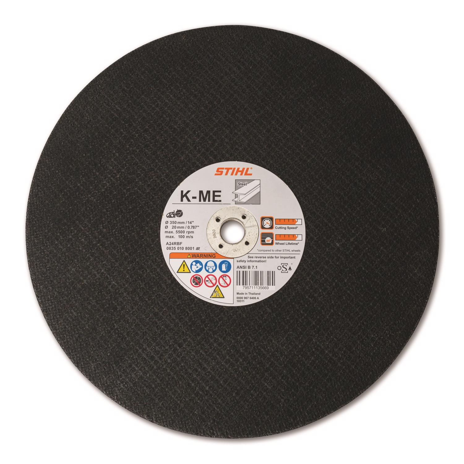 83✮*。゜ STIHL Cutting Wheel K-ME 16 in. D X 20 mm Aluminum Oxide