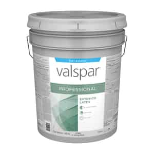 Valspar  Contractor Professional  Flat  Basic White  Acrylic Latex  Paint  5 gal. 