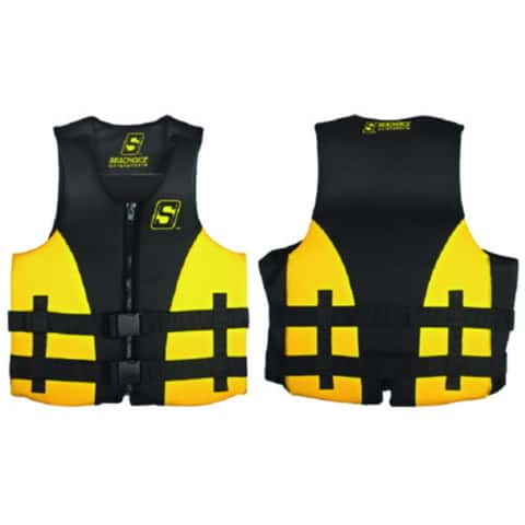 Seachoice Evoprene XL Sizes Black/Yellow Life Vest - Ace Hardware