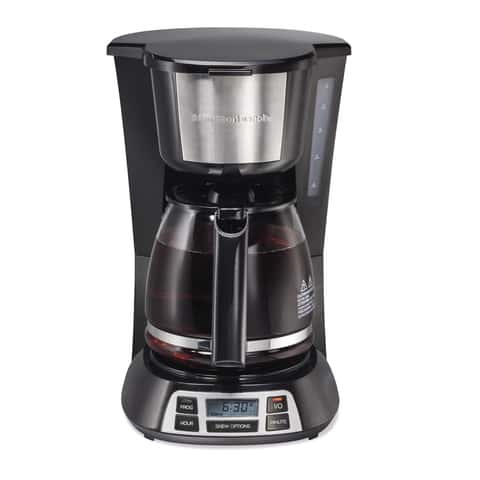 Hamilton Beach 14 cups Black/Silver Coffee Maker - Ace Hardware