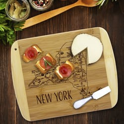 Totally Bamboo A Slice of Life 11 in. L X 8.75 in. W X 0.5 in. Bamboo Cutting Board