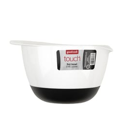 Good Cook 3 qt Plastic Black/White Mixing Bowl 1 pc