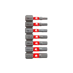 Diablo Hex 1 in. L Drive Bit Set 7 pc