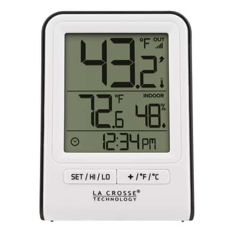 La Crosse Technology 140 deg Digital Thermometer 2.75 in. L X 0.05 in. W  Black - Ace Hardware