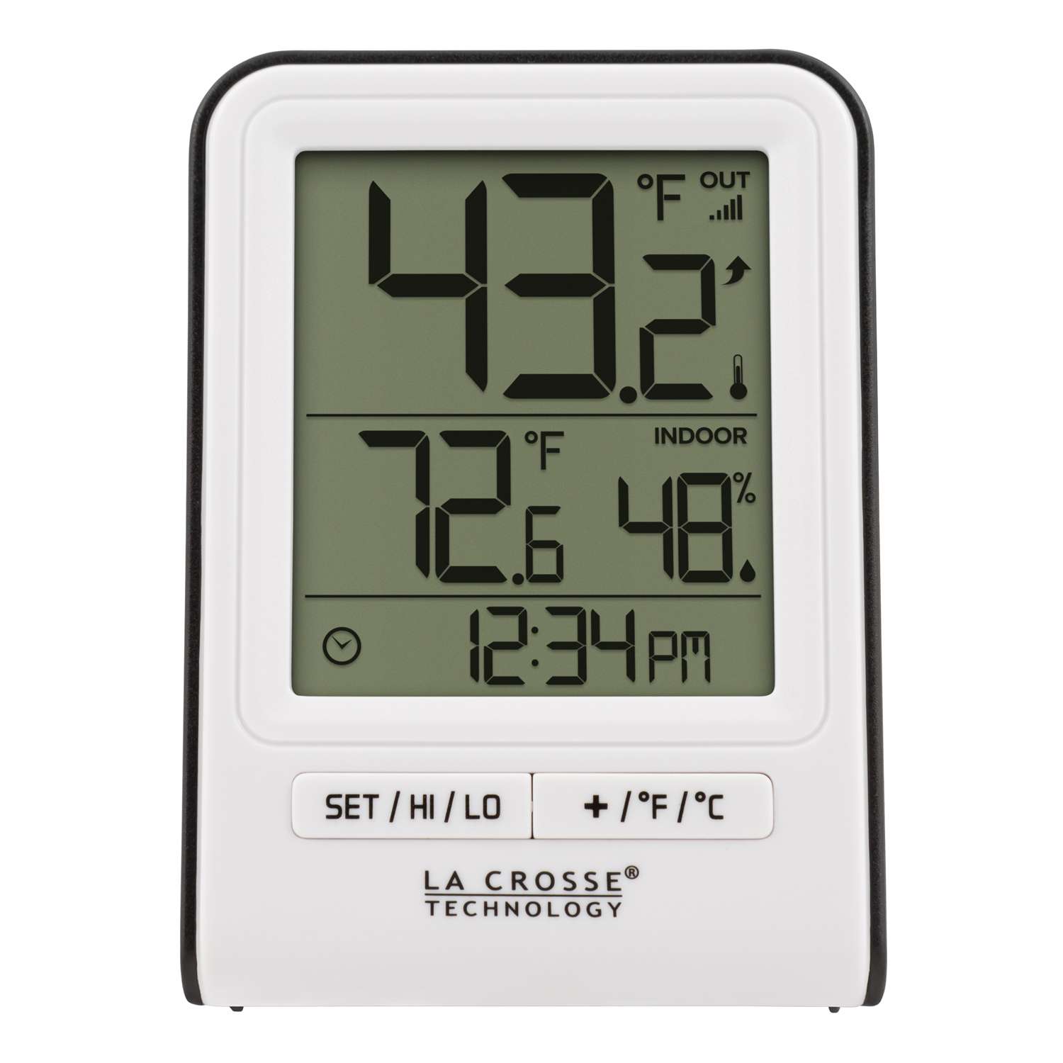 La Crosse Technology 140 deg Wireless Thermometer 2.64 in. L X 1.38 in