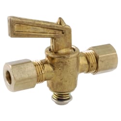 Anderson Metals 1/4 in. 1/4 in. Brass Valve