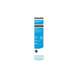 Philips 32 W T8 1 in. D X 48 in. L Fluorescent Tube Light Bulb Daylight Linear 5000 K 30 pk