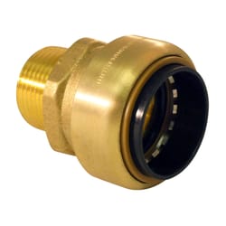 Apollo Tectite Push to Connect 1 in. CTS in to X 3/4 in. D MNPT Brass Adapter