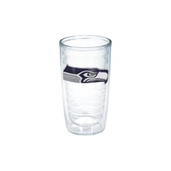 Tervis NFL 16 oz Seattle Seahawks Clear BPA Free Tumbler