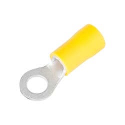 Gardner Bender 10-12 AWG Insulated Ring Terminal Yellow 8 pk