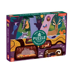 Mudpuppy Double-Sided Puzzle Multicolored 100 pc