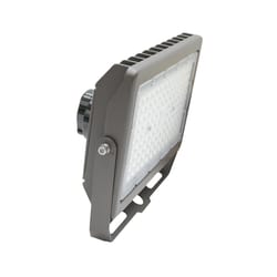 MaxLite Photocell Hardwired LED Bronze Slim Flood Light