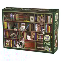 Cobble Hill Kitty Librarians Jigsaw Puzzle Multicolored 1000 pc