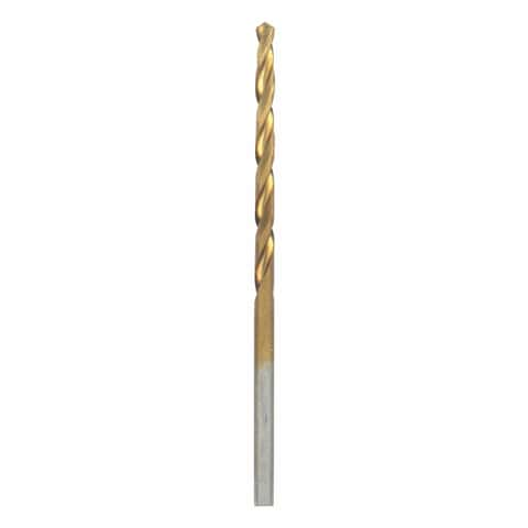 BOSCH HEX SHANK DRILL BIT, 7/32 IN DRILL BIT SIZE, 2¾ IN FLUTE L, ¼ IN SHANK  HEX, TIN - Hex-Shank Drill Bits - BOSTI2141IM