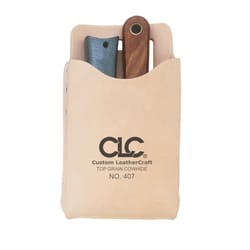 CLC 4.25 in. W X 7.5 in. H Leather Tool Pouch 1 pocket Tan 1 pc