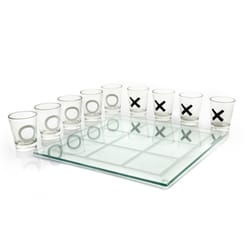 True Tic Tac Shot Clear Glass Shot Glass Tic Tac Toe