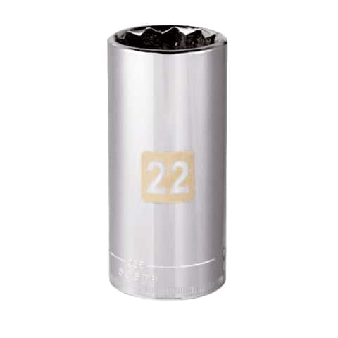 Craftsman 22 mm Metric 12 Point Deep Socket, 3/8 in. Drive