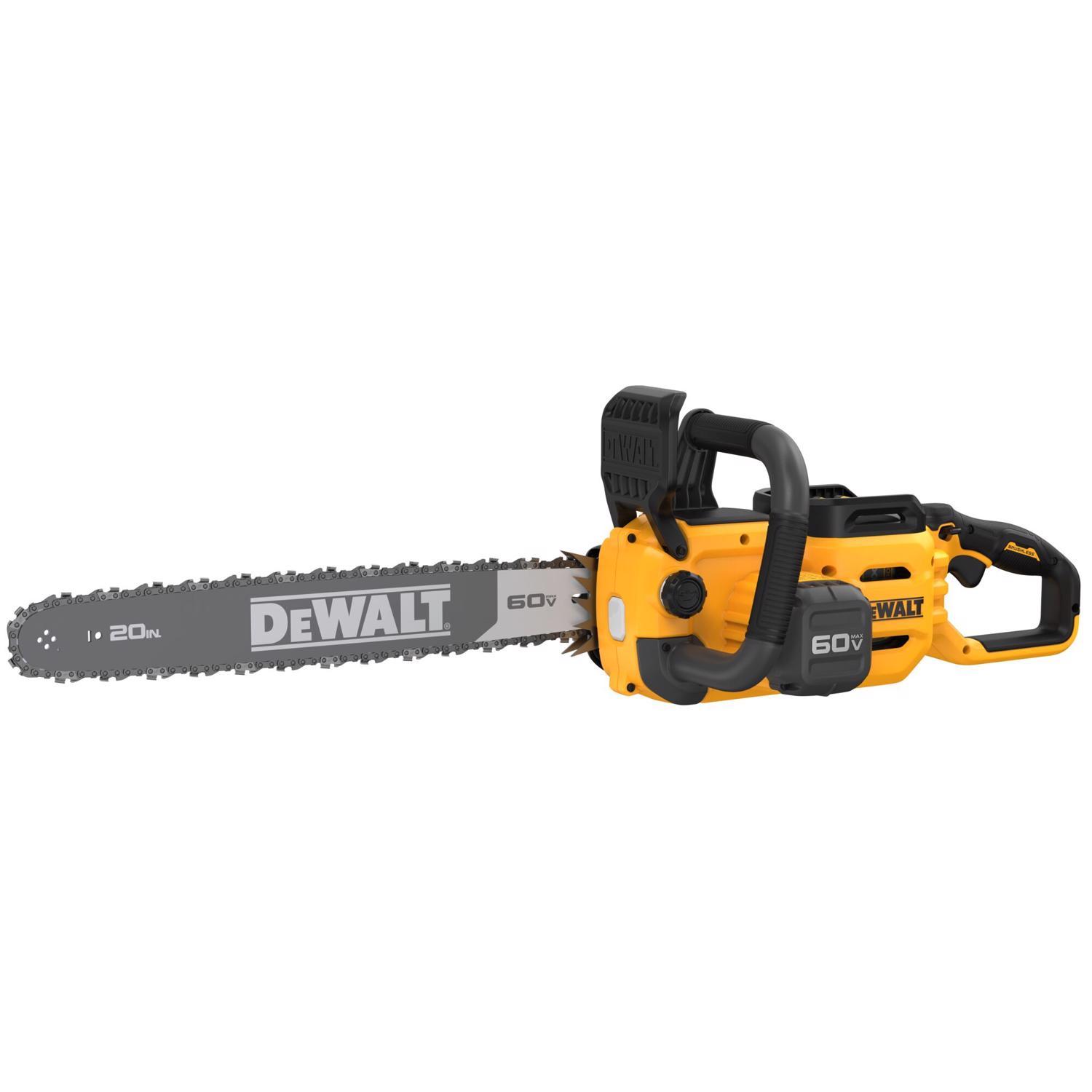 DeWalt 60V MAX DCCS677Y1 20 in. 50.2 cc 60 V Battery Chainsaw Kit (Battery & Charger)