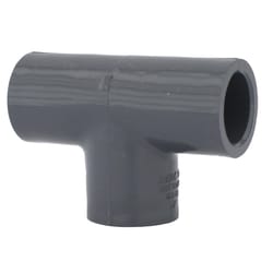 Charlotte Pipe Schedule 80 3 in. Socket X 3 in. D Slip PVC Tee 1 pk