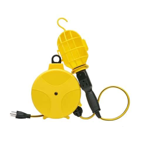 Coleman Cable Designers Edge 20 ft. L Plastic Automatic Retractor Cord Reel  w/Light - Ace Hardware