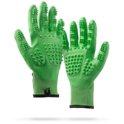 HandsOn Green All Pets Grooming Gloves