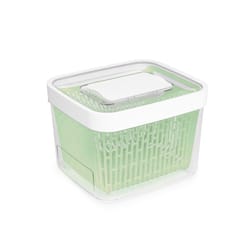 OXO Good Grips 4.3 qt Clear/Green Produce Keeper 1 pk