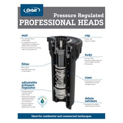 Orbit Professional Series 2 in. H Quarter-Circle Pop-Up Spray Head